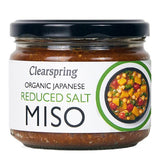 Clearspring organic reduced salt miso paste 270g - British product