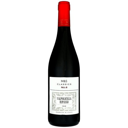 M&S Valpolicella Ripasso red wine 75cl, imported from the UK