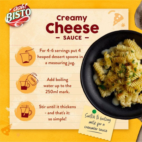 Bisto cheese sauce granules 185g - British product