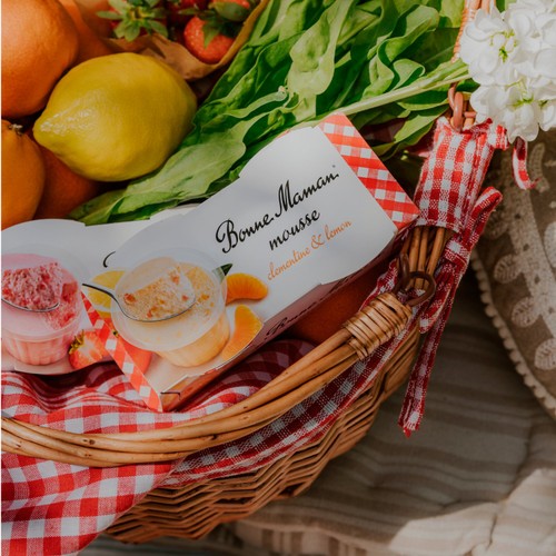 Bonne Maman Clementine Lemon Mousse 2 x 70g - British product
