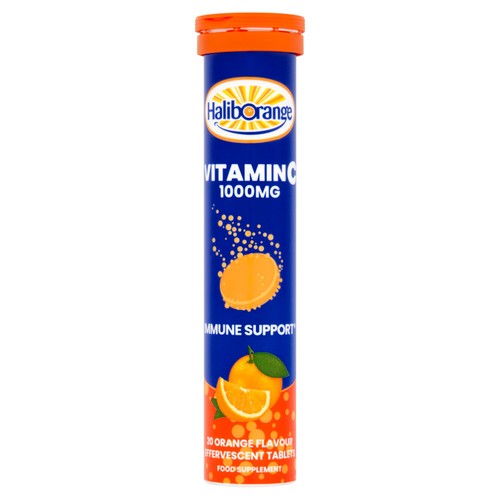 Haliborange vitamin C orange effervescent tablets 1000mg, UK version
