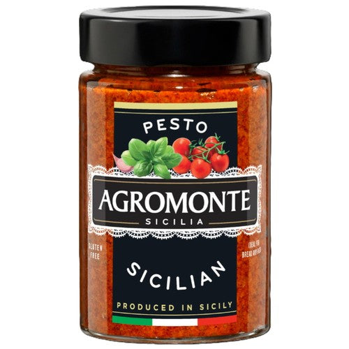Agromonte Sicilian pesto in glass jar 100g (British brand)