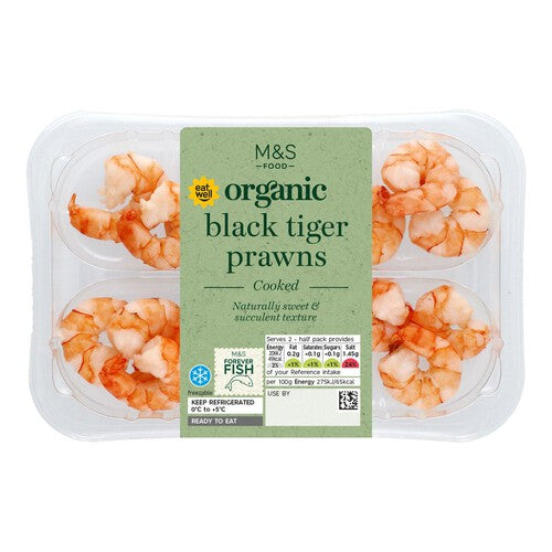 MS Organic Cooked King Prawns