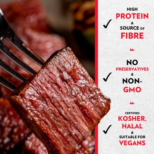 REDEFINE MEAT plant-based flank steak 2 x 100g, imported from the UK