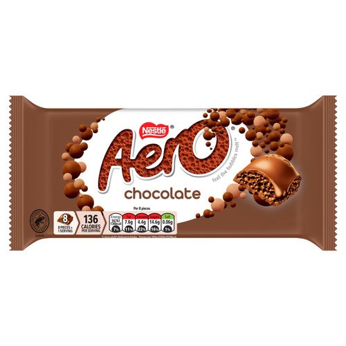 Aero milk chocolate sharing bar 90g - British product