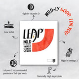 LEAP smoked sockeye salmon 100g, UK version