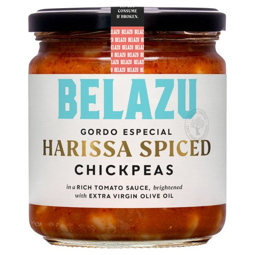 Belazu Gordo Especial Harissa Spiced Chickpeas, UK version