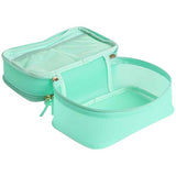 MS Womens Collection Double Tier Wash Bag One Size Mint