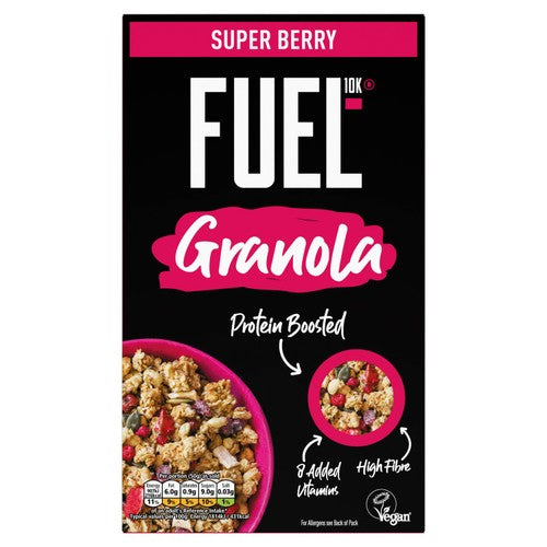 FUEL 10K Super Berry Protein Granola Breakfast Cereal