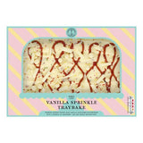 M&S vanilla sprinkle traybake cake 1.18kg, imported from the UK