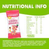 Kiddylicious strawberry, banana & beetroot cookie squares 6 x 24g pack, UK version