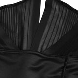 M&S Womens Body Define Firm Control Bodysuit, 12, Black