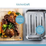 KitchenCraft Stainless Steel Roaster With Rack