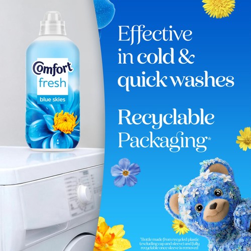 Comfort fabric conditioner Blue Skies 990ml - British product