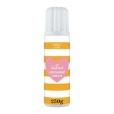 M&S UHT salted caramel cream aerosol can - British product
