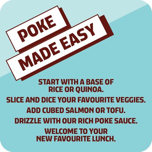 Kikkoman Poke Sauce dressing 250ml, UK version