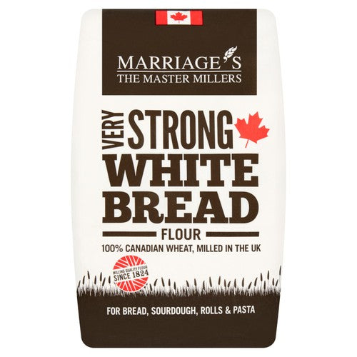 W & H Marriage Very Strong Canadian White Flour 1.5kg, imported from the UK
