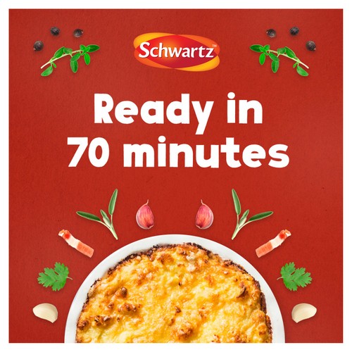 Schwartz Chicken Bacon & Potato Pie recipe mix 35g (British brand)