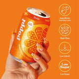 Poppi Orange Soda cans 330ml (British brand)