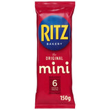 Ritz Original Mini Crackers 150g multipack, imported from the UK