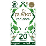 Pukka Organic Radiance Tea 20 Home Compostable Herbal Tea Bags