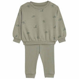 M&S Khaki Leggings Outfit, 3-6 Months, Khaki