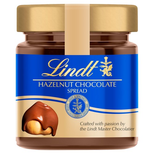 Lindt hazelnut chocolate spread 200g, UK version