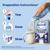 Aptamil follow on baby milk formula tabs 120 per pack - British product
