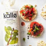 Kallo Organic Thick Slightly Salted Rice Cakes 130g, UK version