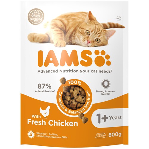 IAMS for Vitality Adult Cat Food With Fresh Chicken