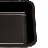 M&S 3 Pack Vitreous Enamel Roaster Set, One Size, Silver