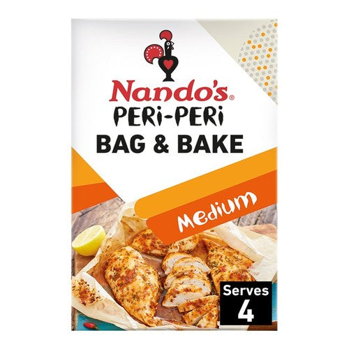 Nando's Medium Peri Peri Seasoning 20g, imported from the UK