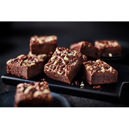 M&S Milk, White & Dark Chocolate Brownies, imported from the UK