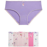 MS Girls Cotton with Stretch Ballerina Knickers 5-6 Years 7 Pack