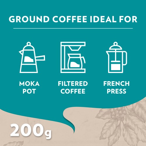 Lavazza Milano ground coffee 200g, UK version