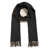 M&S mens Autograph cashmere scarf in charcoal mix, imported from the UK