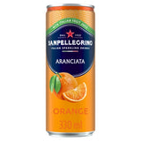San Pellegrino Orange sparkling beverage 12 x 330ml cans (British brand)