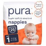 Pura Size 1 newborn nappies, imported from the UK