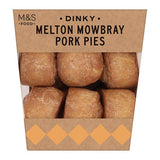 M&S Melton Mowbray pork pies 10 pieces, imported from the UK