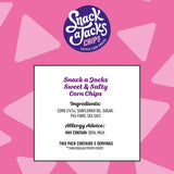 Popworks Snack a Jacks Sweet & Salty popcorn 85g (British brand)