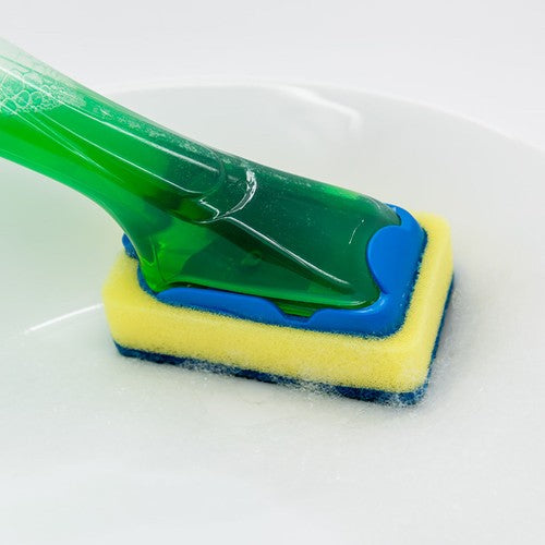 Spontex Dishmop Kitchen Cleaning Tool With Liquid Reservoir Handle (British brand)
