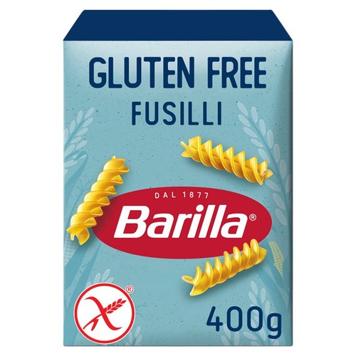 Barilla gluten-free fusilli pasta 400g - British product