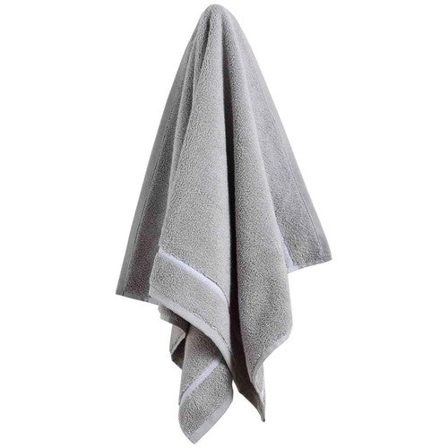 M&S Baretta Stitch hand towel Grey/White - British product