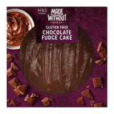 M&S made without wheat chocolate fudge cake 390g, imported from the UK