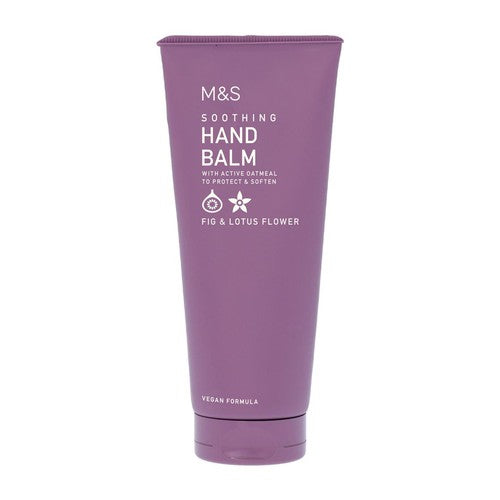 M&S Soothing Hand Balm Fig Lotus 100ml, imported from the UK
