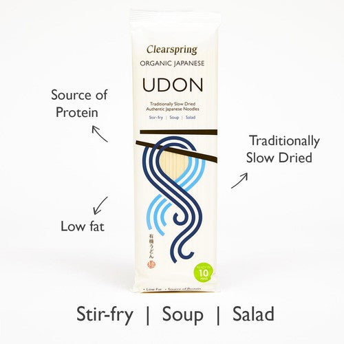 Clearspring organic Japanese udon noodles 200g - British product