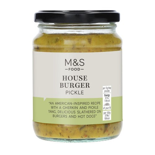 M&S House Burger Pickle