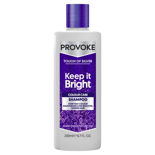 Provoke Touch of Silver shampoo, UK version
