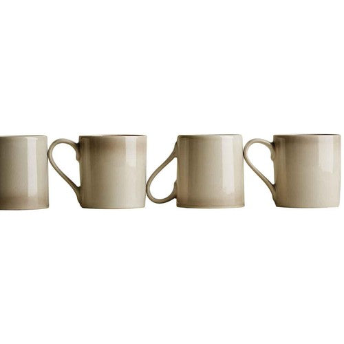 M&S Amberley reactive glaze mug set natural - British product