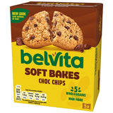 Belvita Choc Chips Soft Bakes breakfast biscuits 5 pack - British product